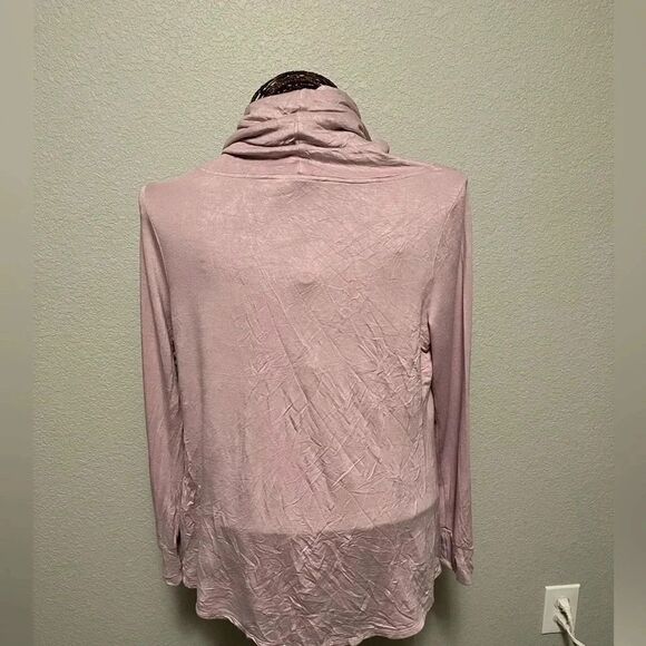 Soft surroundings lindy tunic pullover sweater M w/ thumb holes asymmetrical - Picture 3 of 6